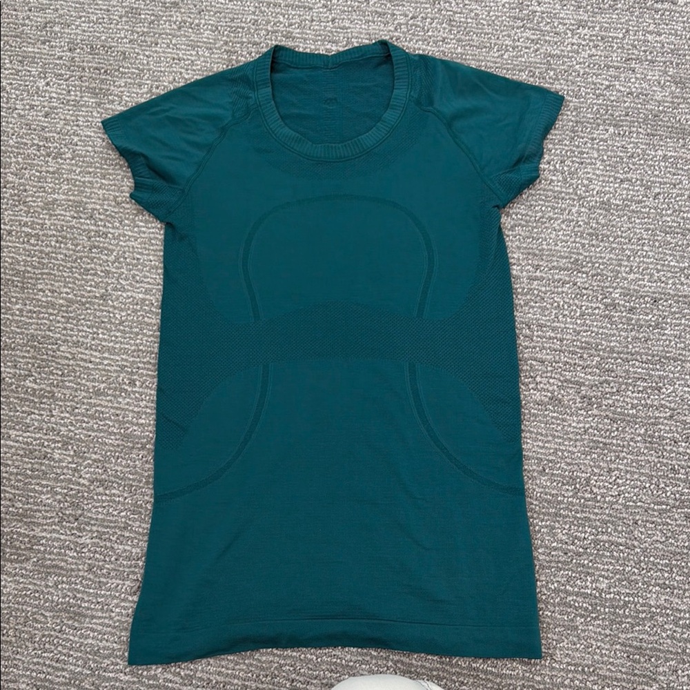 Teal Women's lululemon T shirt